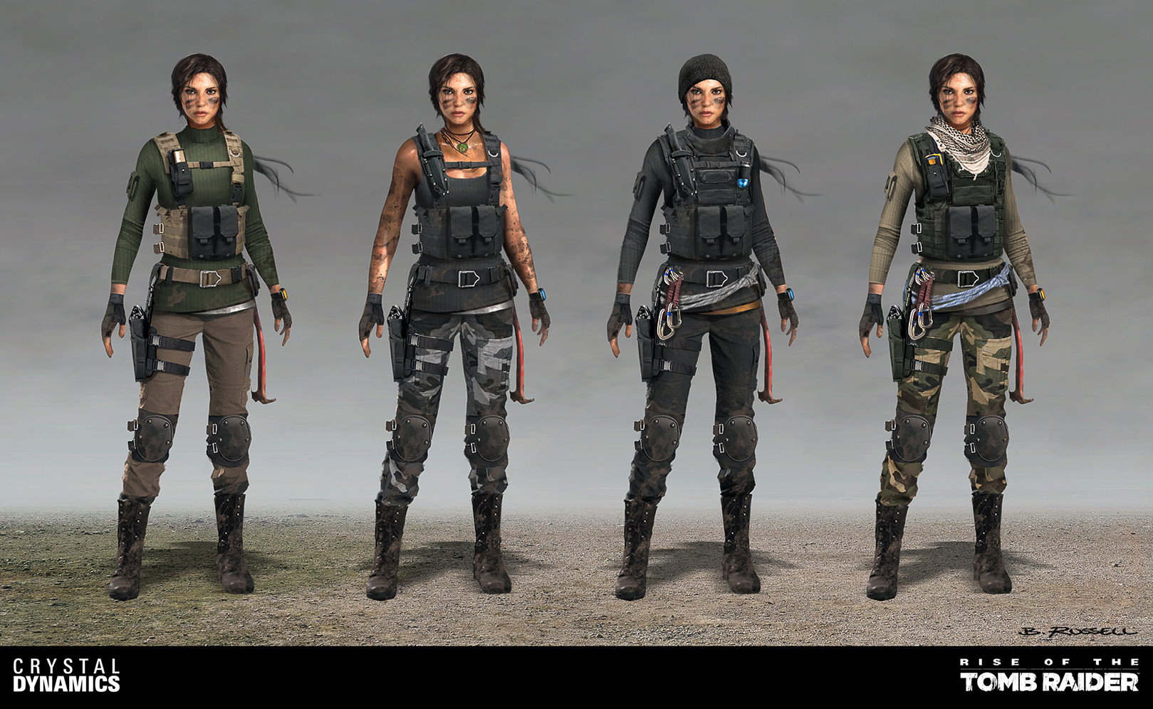 Brandon Russell - Rise of the Tomb Raider-Lara DLC Outfits